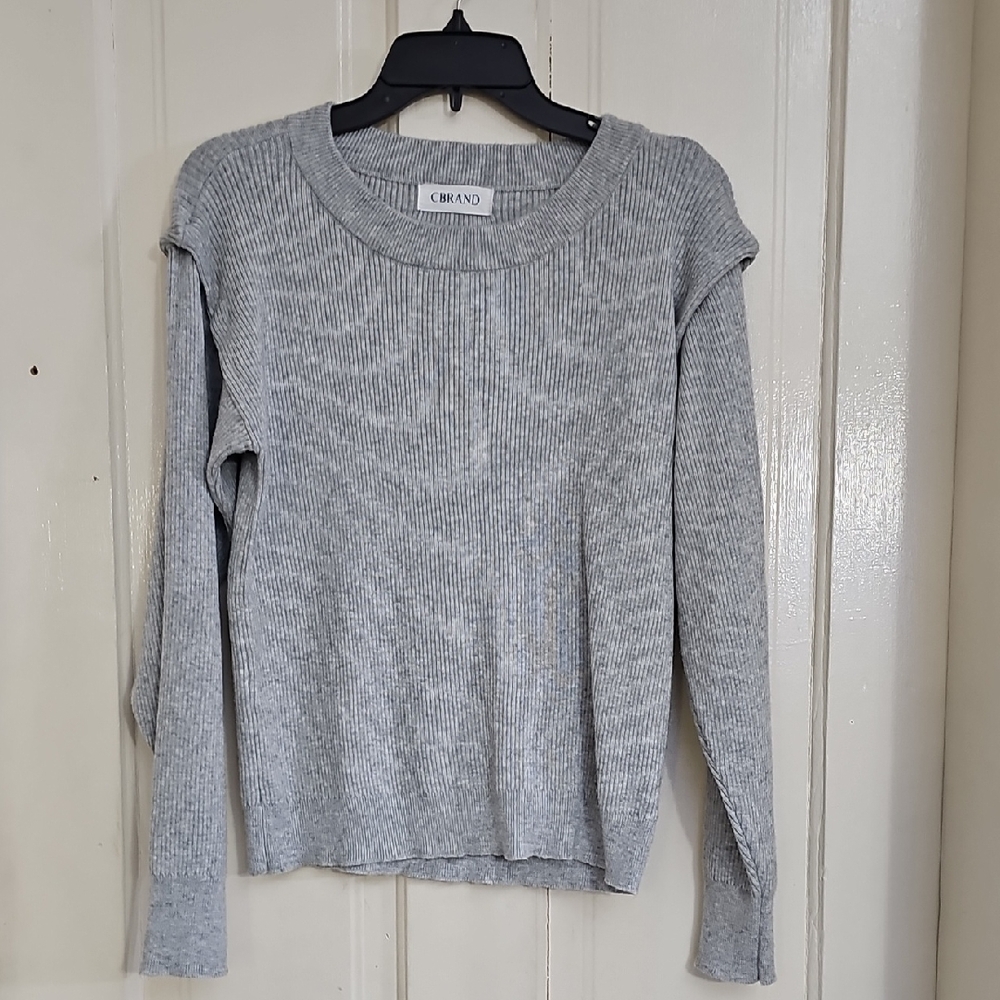 Gray Crew Neck Sweater